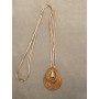 Sautoir Pendentif Crème - Art Da Terra