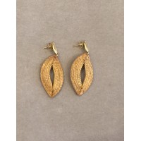 Boucles d'Oreilles Feuilles Percées - Art Da Terra