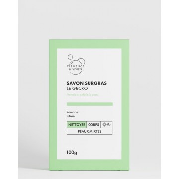 Savon surgras Le Gecko - Clémence et Vivien