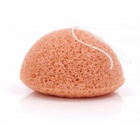 Eponge Konjac Argile Rose - The Konjac Sponge Company